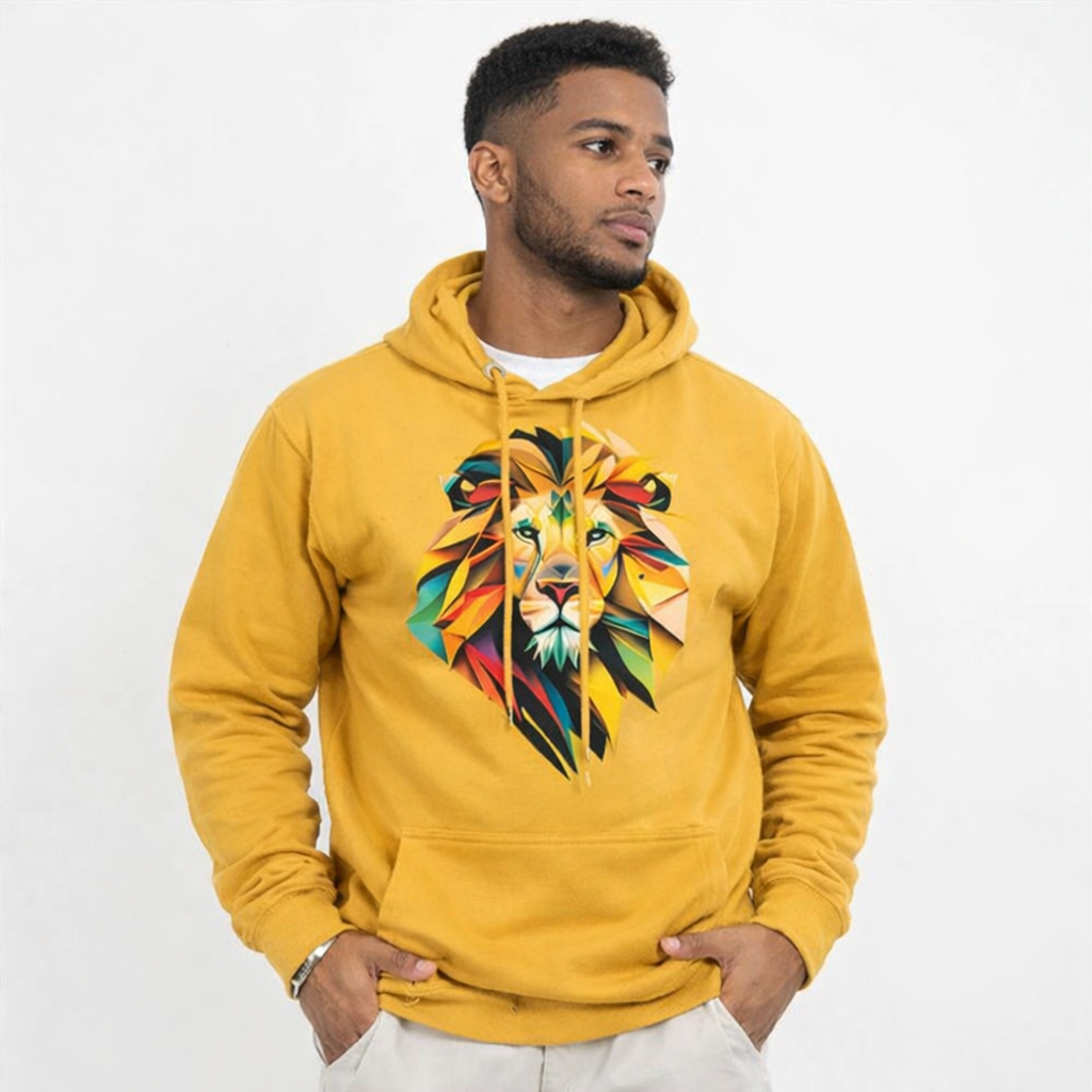 Unisex Double Fleece Hoodie with High-Quality DTF Print