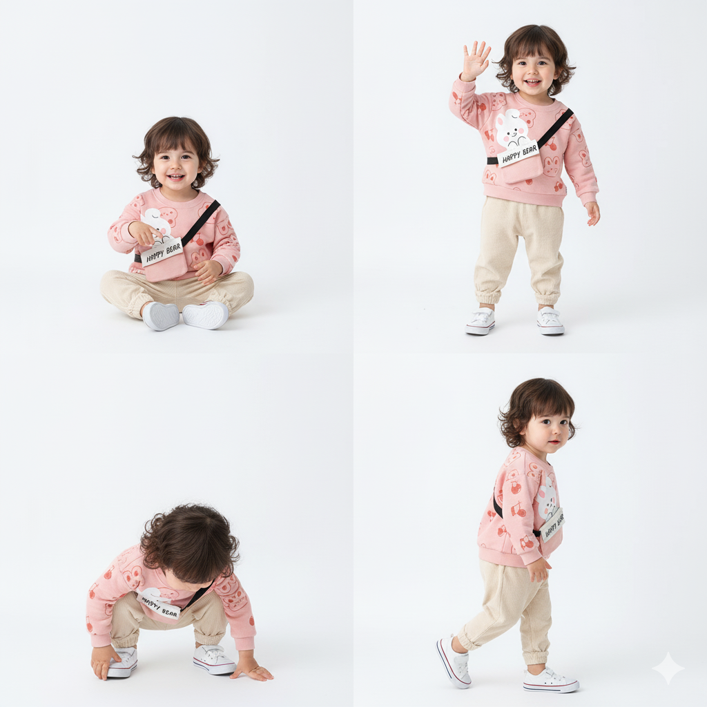 Cute Winter Bunny Set