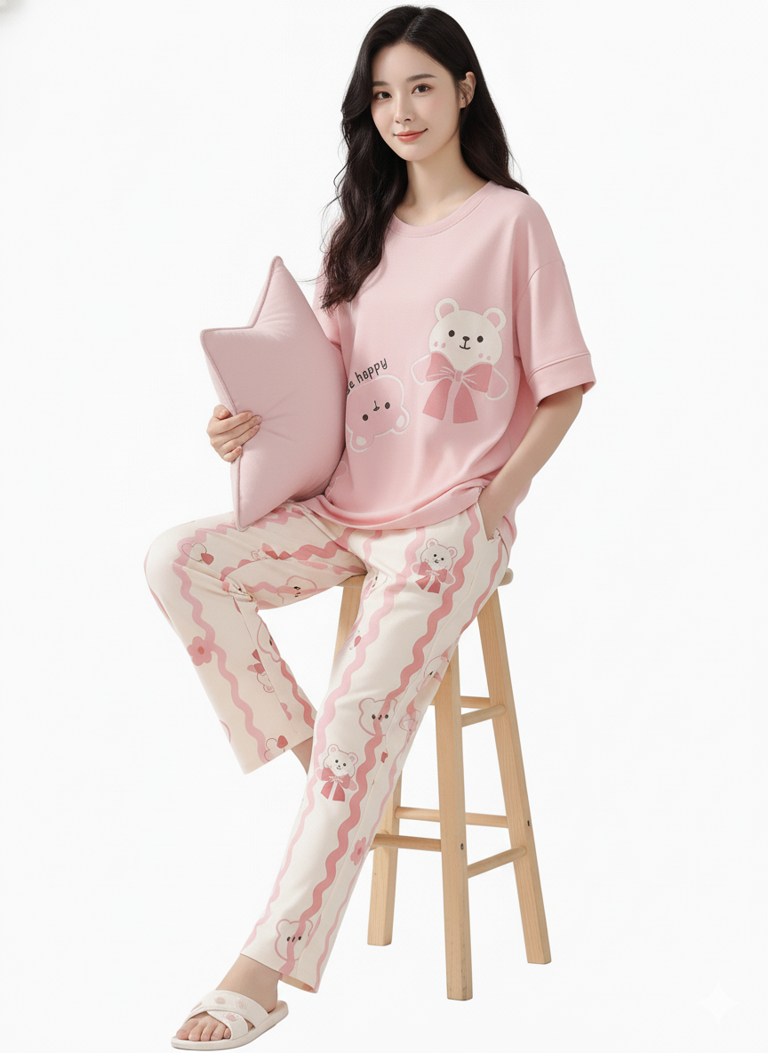 Girls Soft Jersey Night Suit – Comfort for Every Night