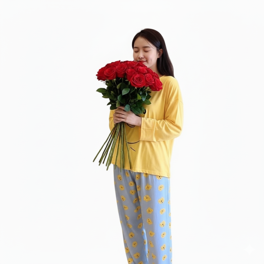 ✨ Premium Cotton Jersey Night Suit – Soft & Comfy Wear