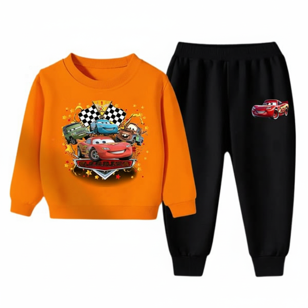 Lightning McQueen Print Boys Winter Suit