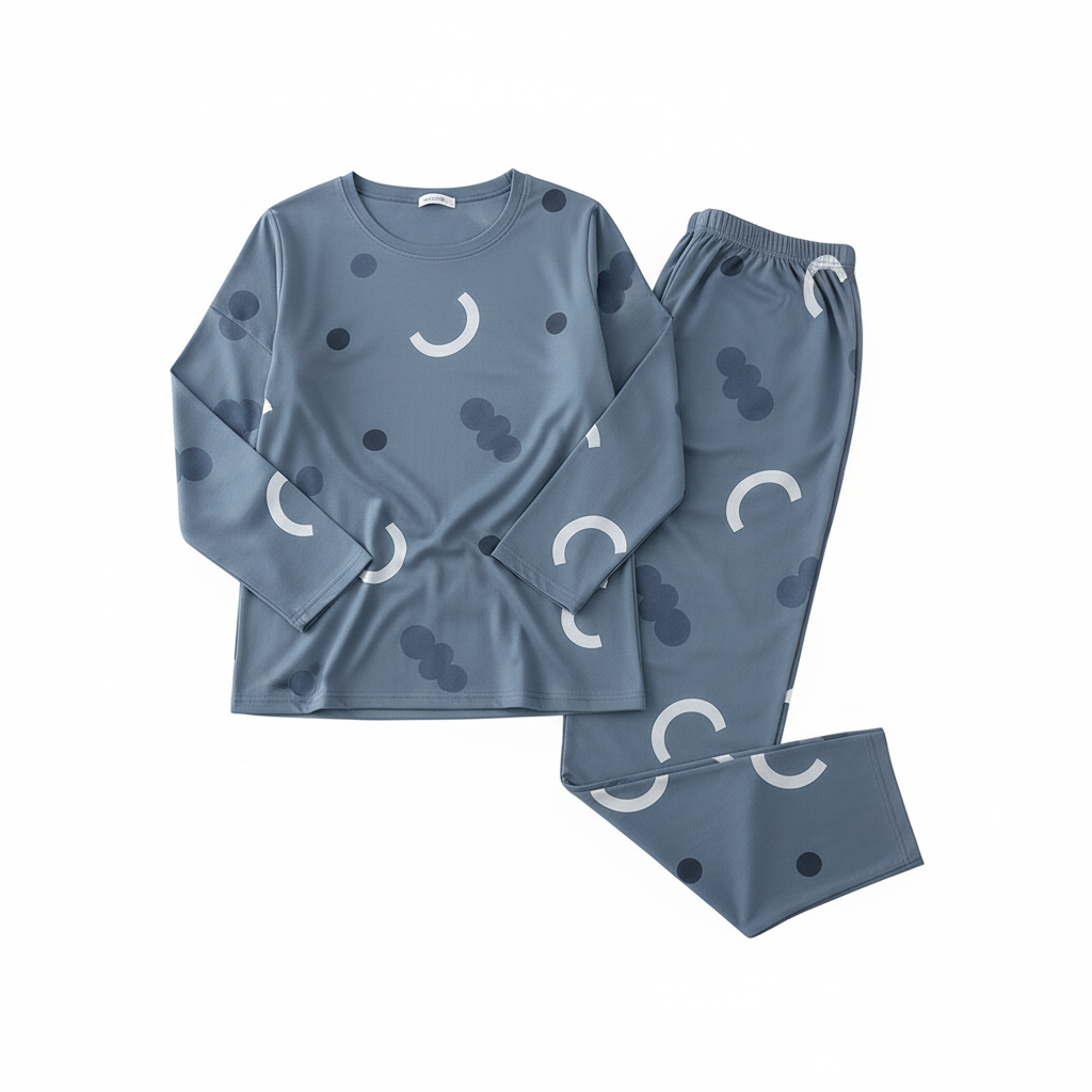 ✨ Premium Cotton Jersey Night Suit – Soft & Comfy Wear