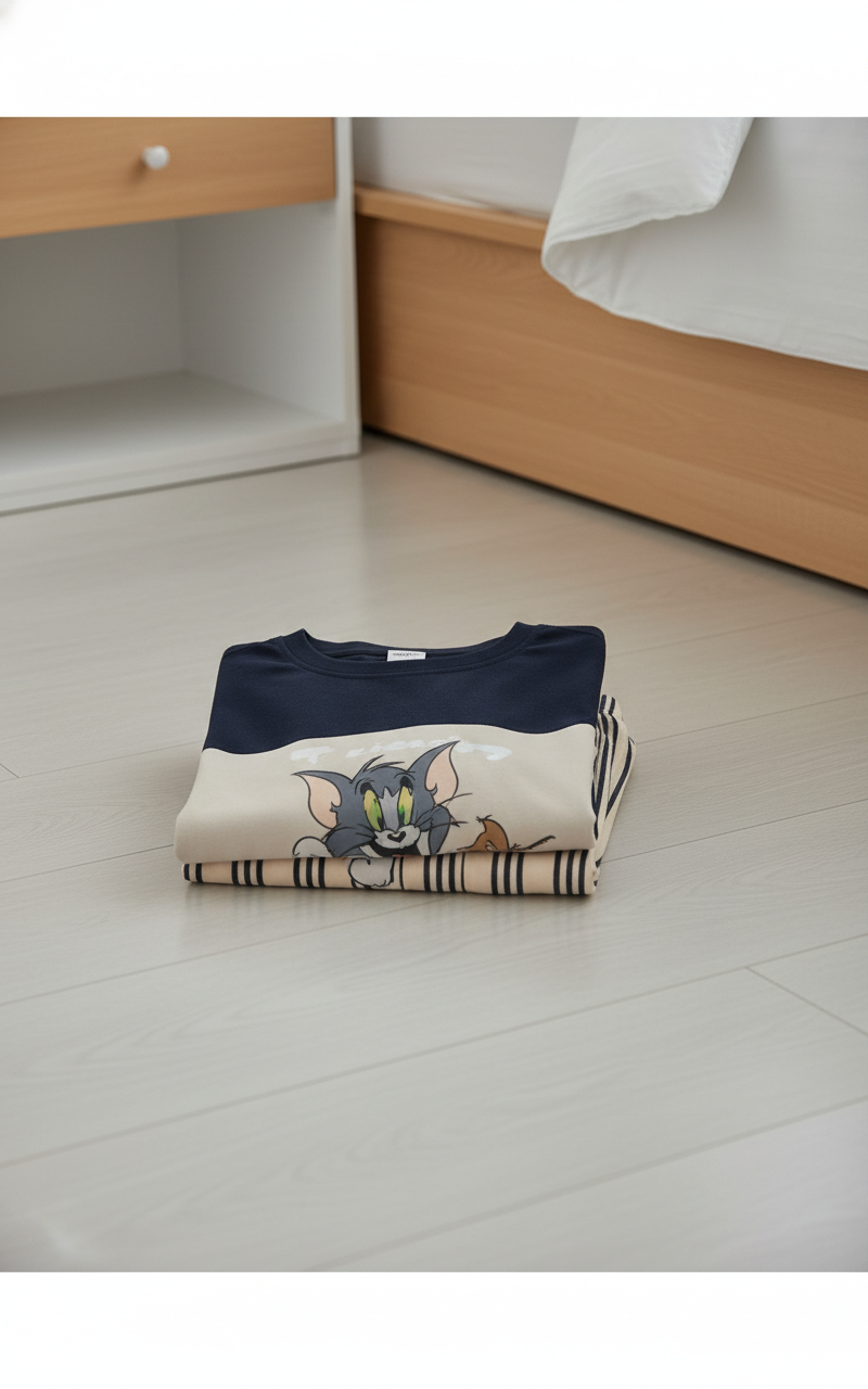 Girls Soft Jersey Night Suit