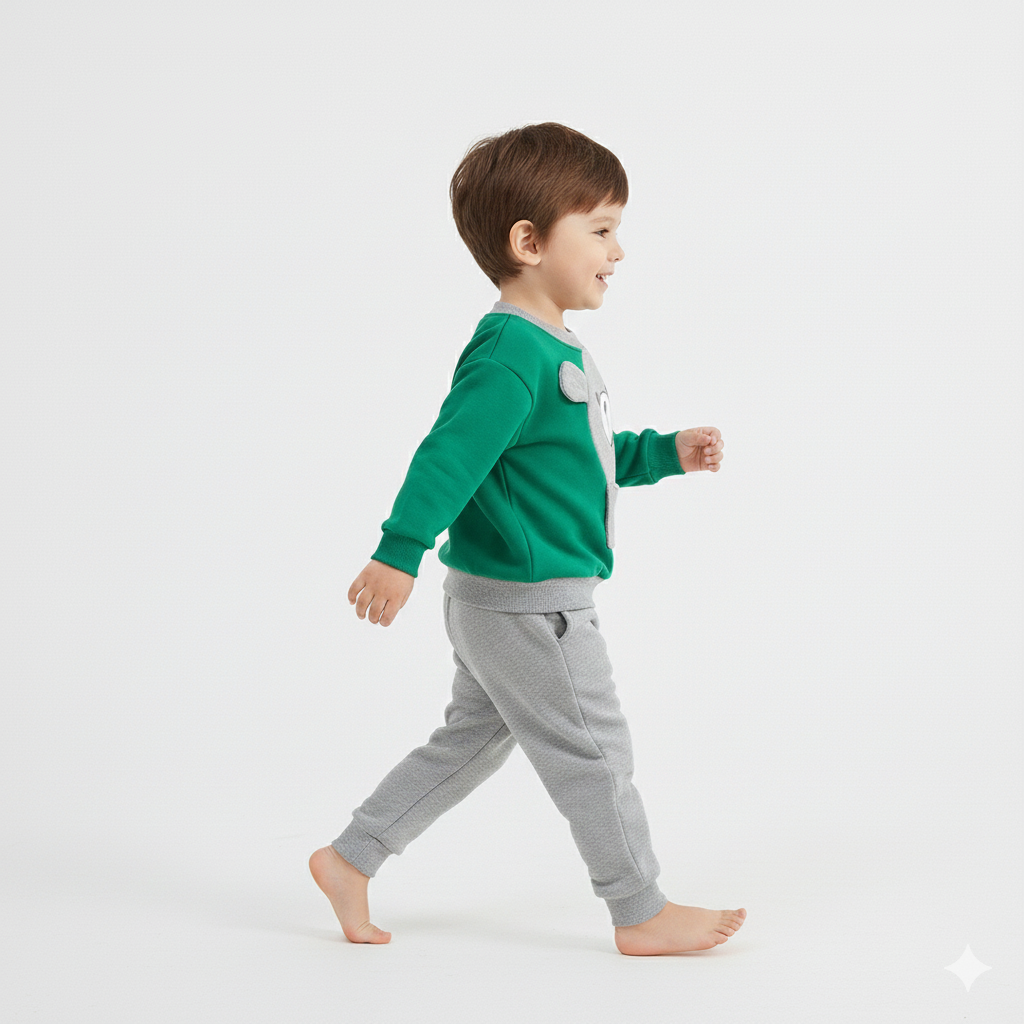 Dodo Bear Kids Winter Fleece Suit (Soft & Warm)