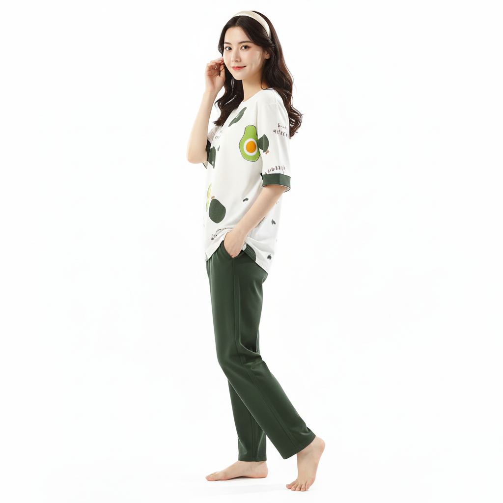 ✨ Premium Cotton Jersey Night Suit – Soft & Comfy Wear