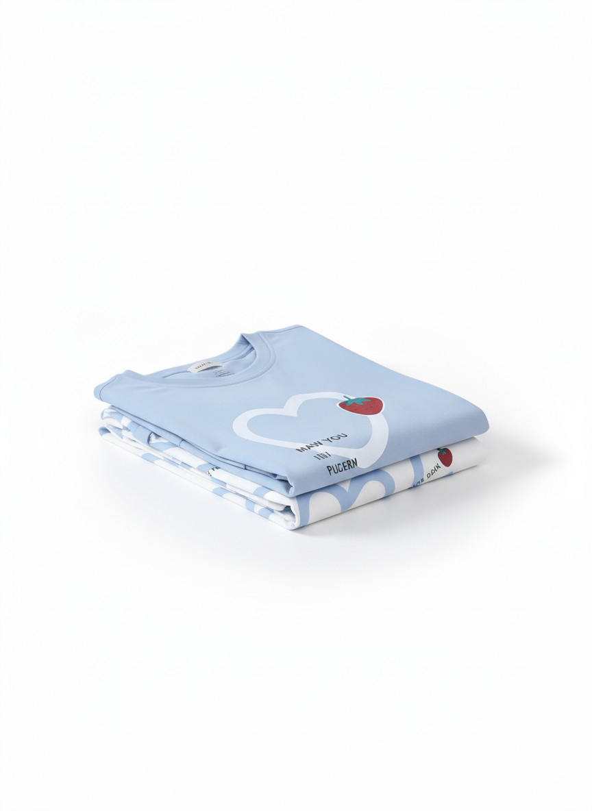 ✨ Premium Cotton Jersey Night Suit – Soft & Comfy Wear