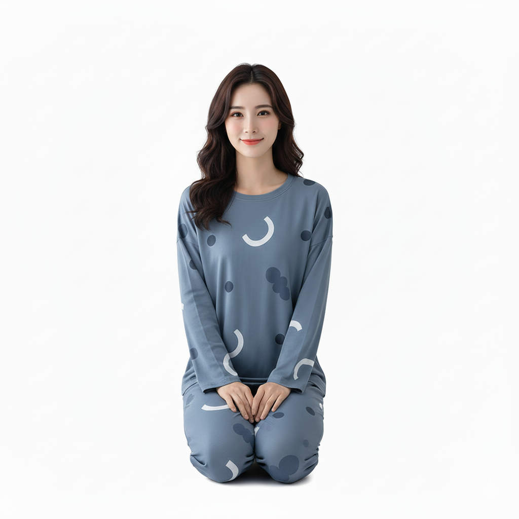 ✨ Premium Cotton Jersey Night Suit – Soft & Comfy Wear