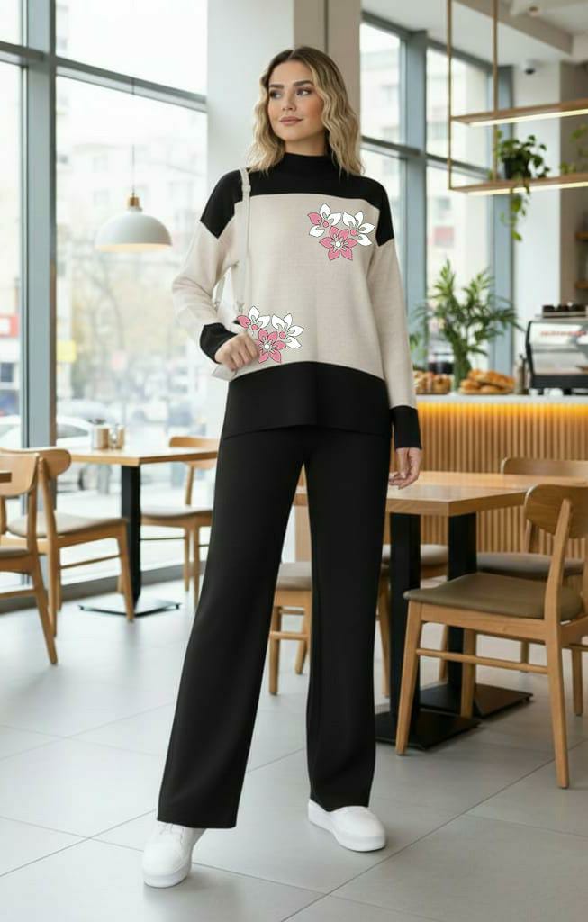 Women’s Double Fleece Tracksuit (Sweatshirt & Trouser Set)