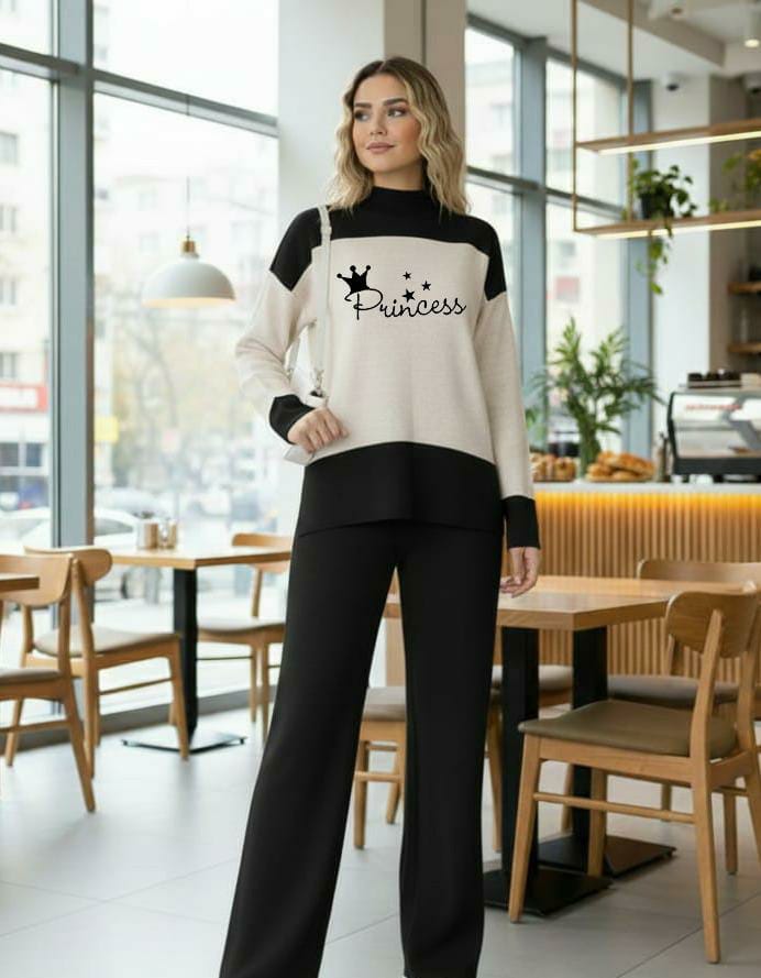 Women’s Double Fleece Tracksuit (Sweatshirt & Trouser Set)