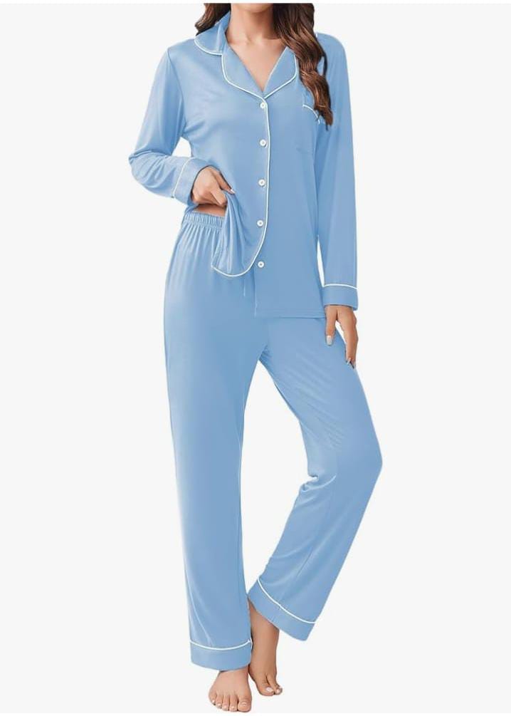 High Quality Piping Night Suits