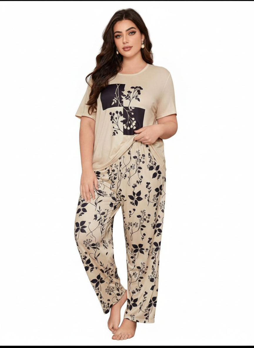 ✨ New Premium Cotton Jersey Night Suit – Soft & Comfy Wear