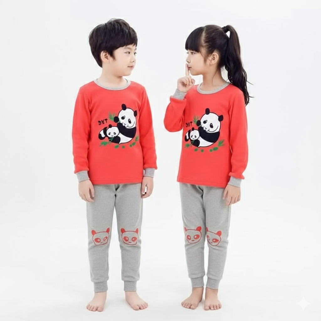 Panda Love Kids Thermal Set