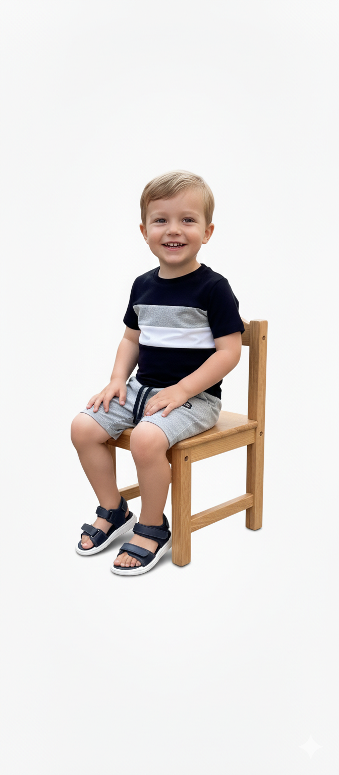 Classic Gray & White Formal Suit