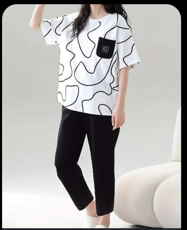 Girls Soft Jersey Night Suit