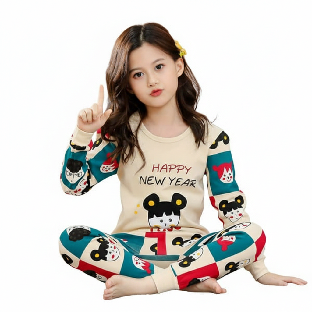 Kids' Happy New Year Pajama Set