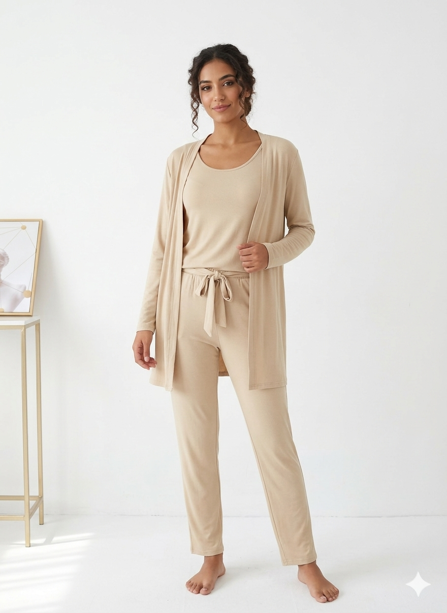 Night Plan Suit – 3 Pcs Set 🌙✨