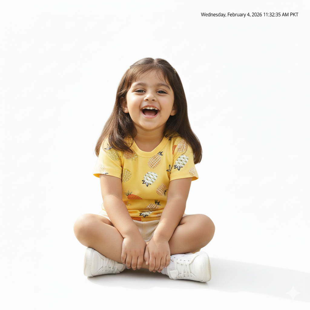 Little Sunshine in Pineapple Print