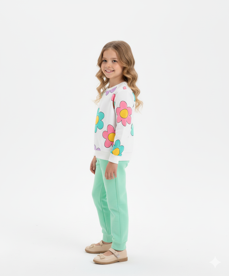 Multi Flower Kids Pair