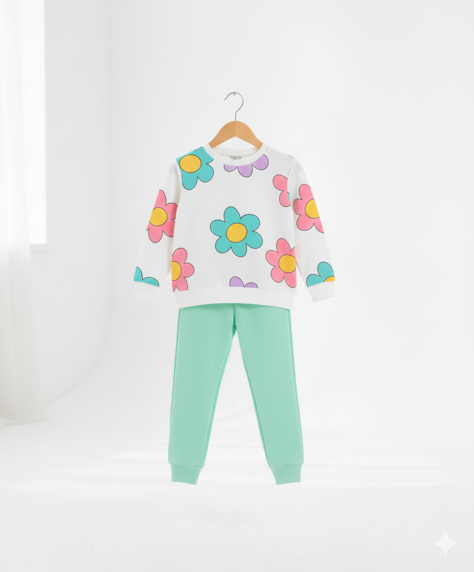 Multi Flower Kids Pair