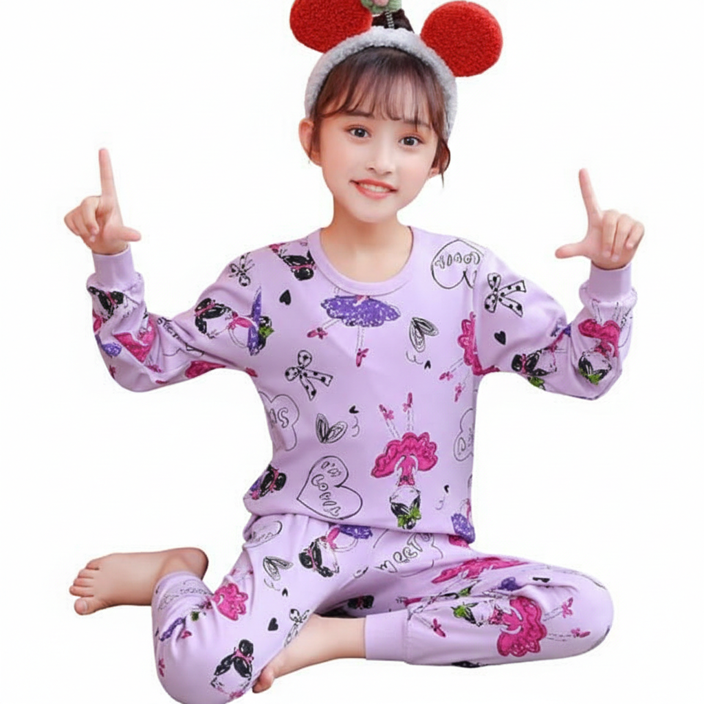 Little Dancer Purple Night Suit