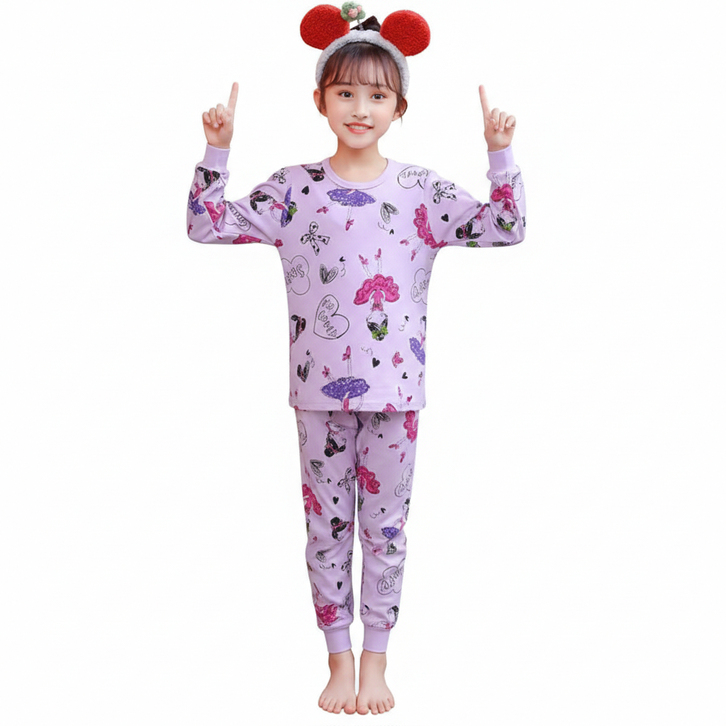 Little Dancer Purple Night Suit