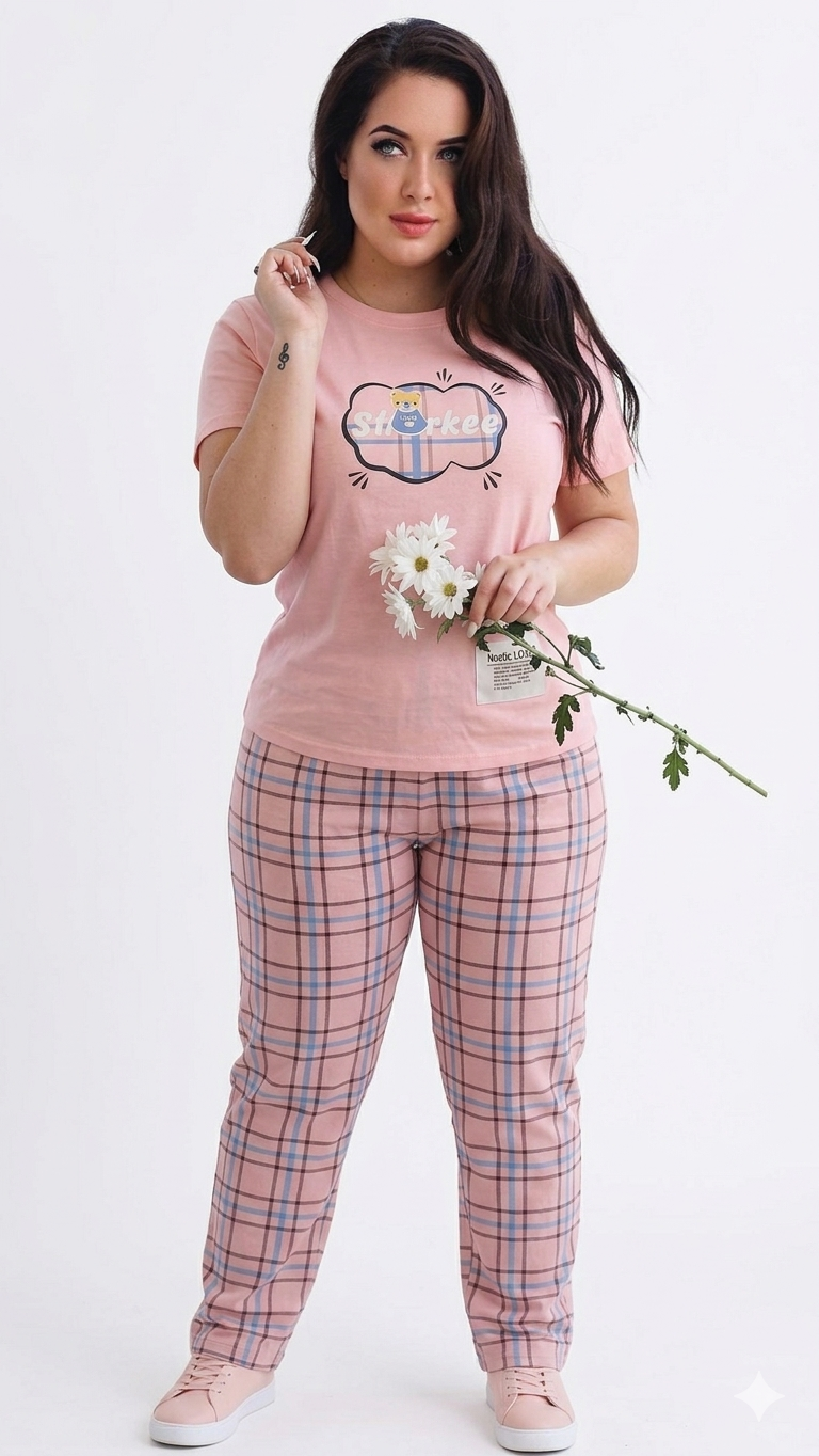 Storkee Print T-shirt Pajama