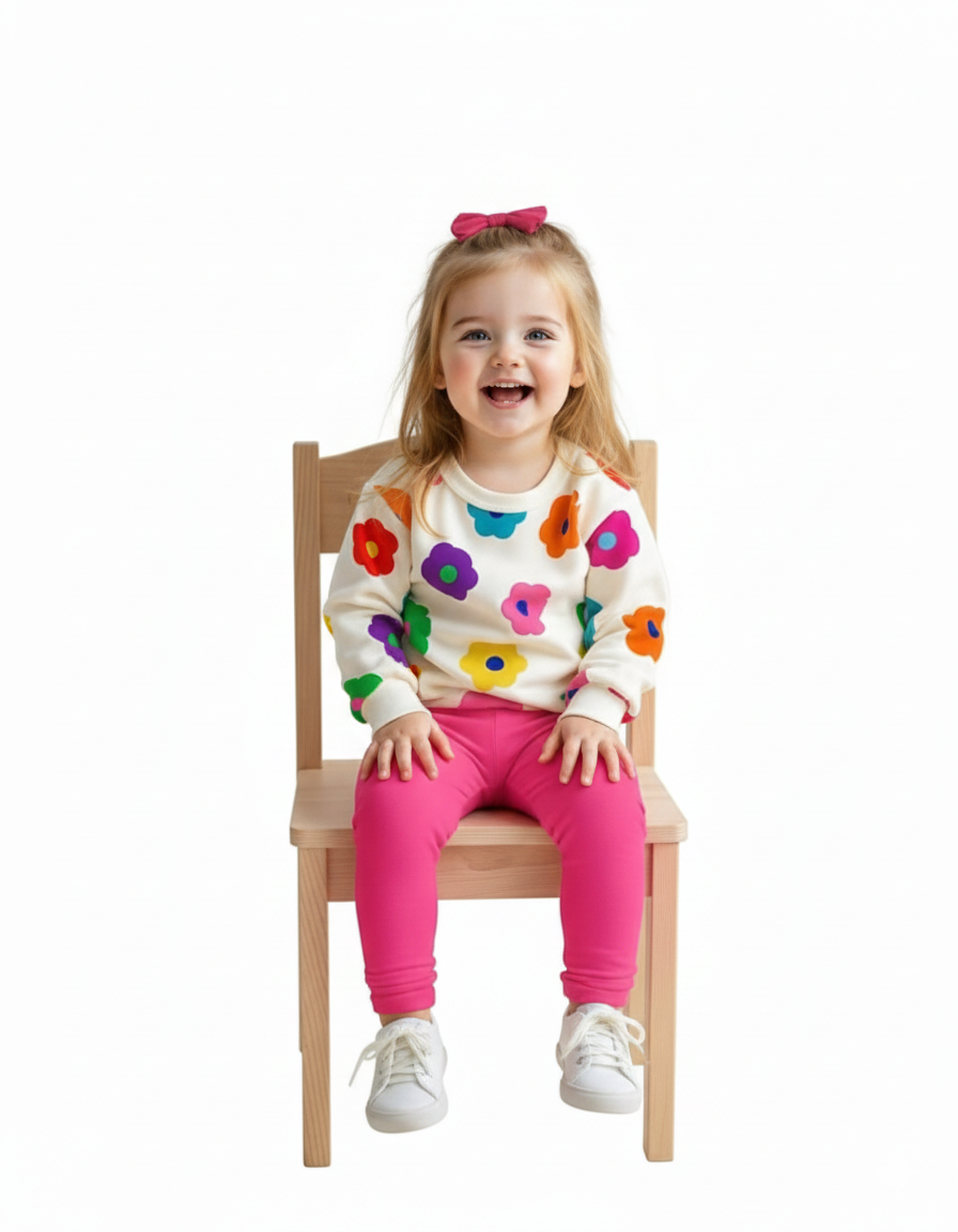 Multi Colour Fleece Suit for Kids