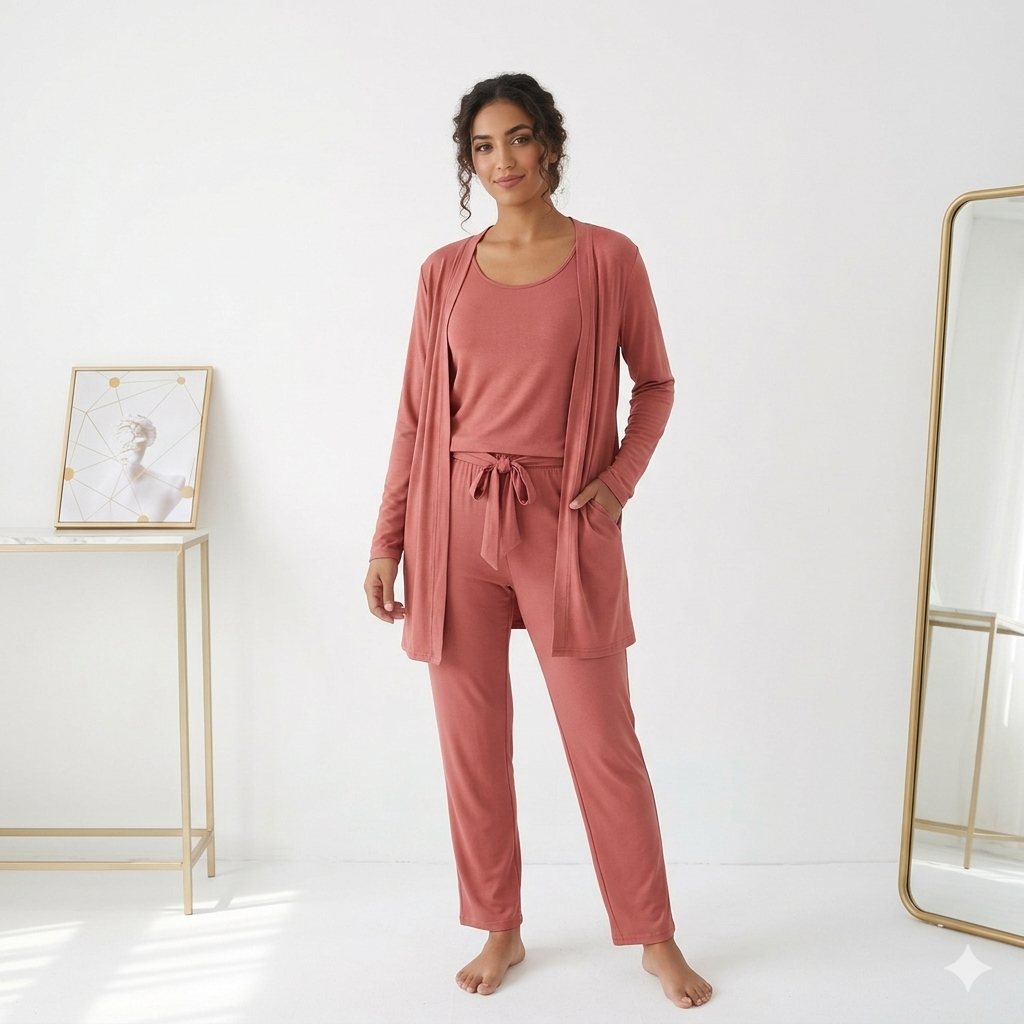 Night Plan Suit – 3 Pcs Set 🌙✨