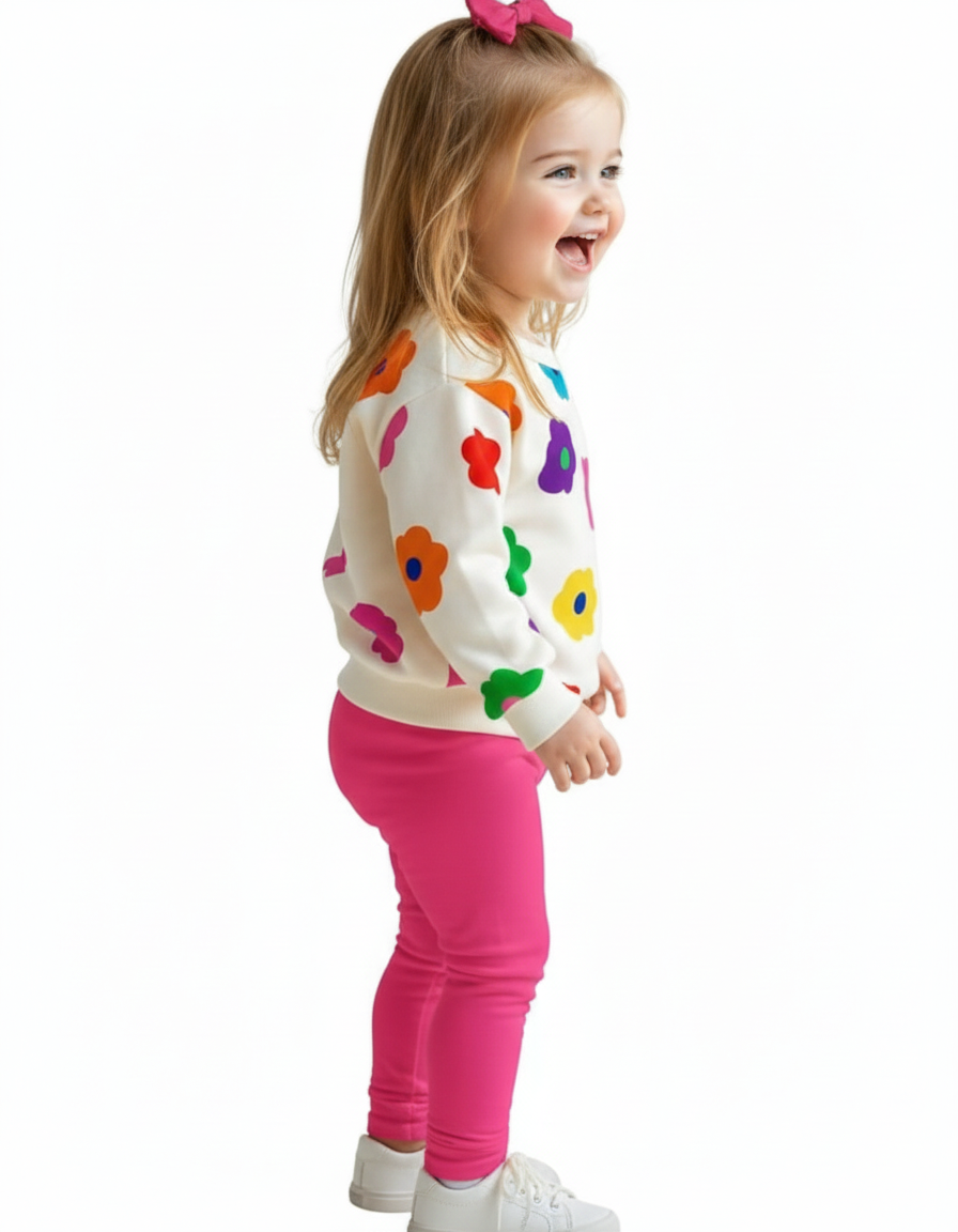Multi Colour Fleece Suit for Kids