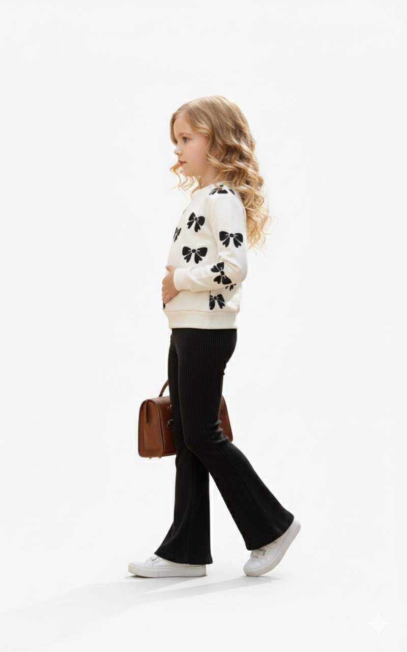 Black and white Pair for Girls