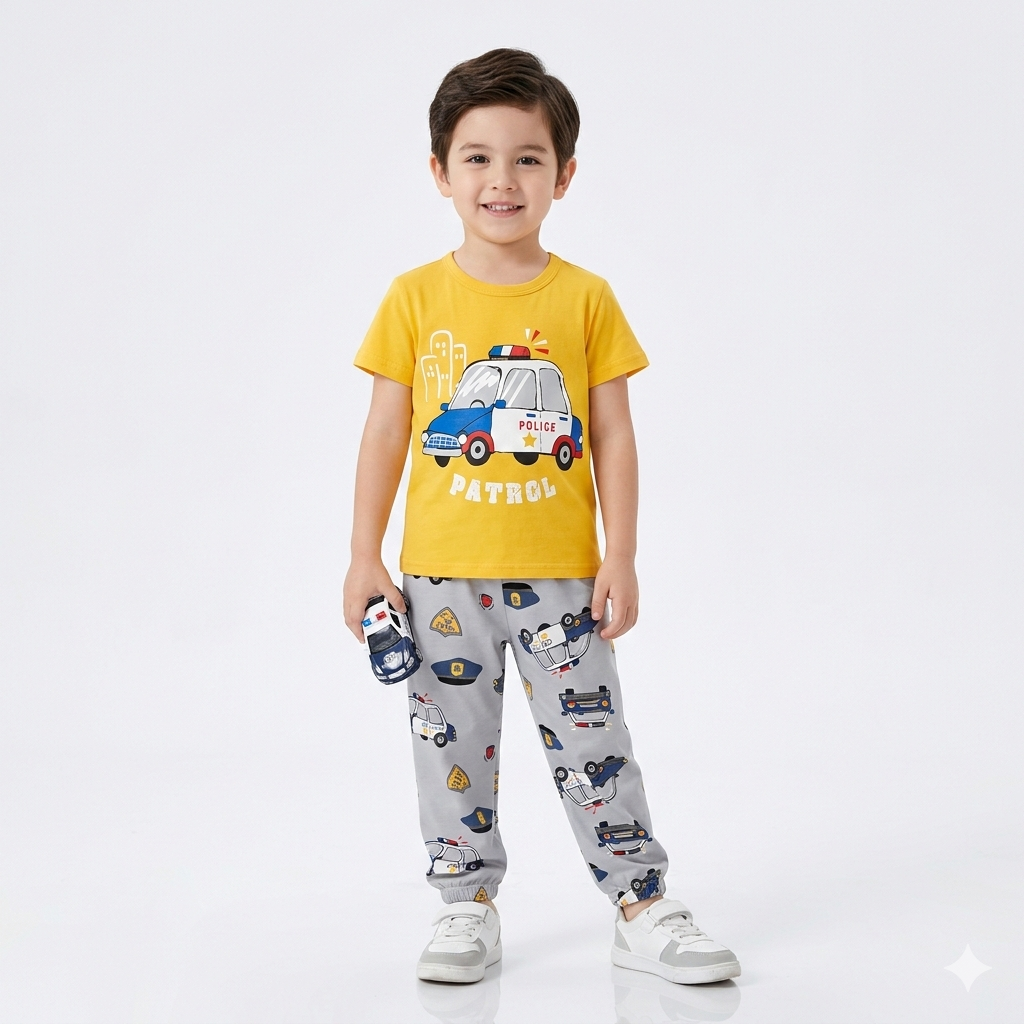 Yellow car Print for kids