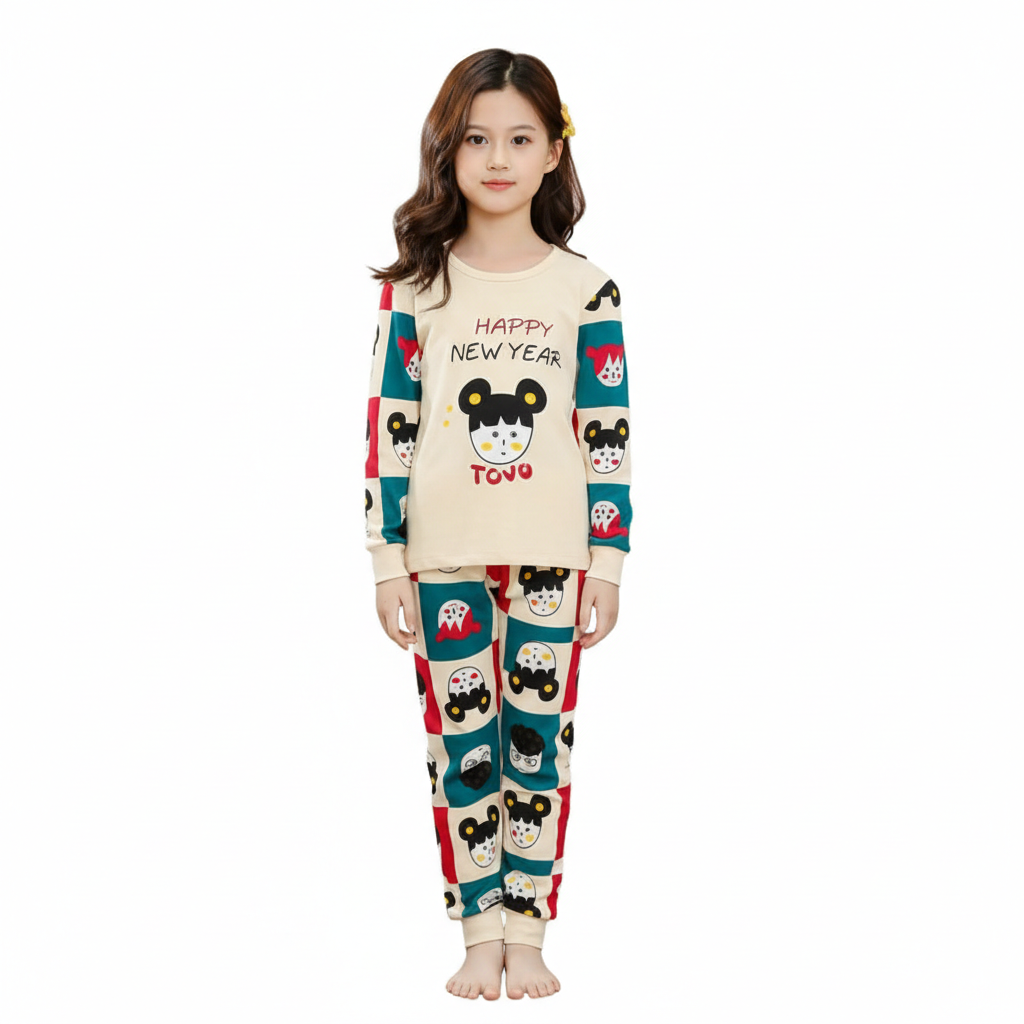 Kids' Happy New Year Pajama Set