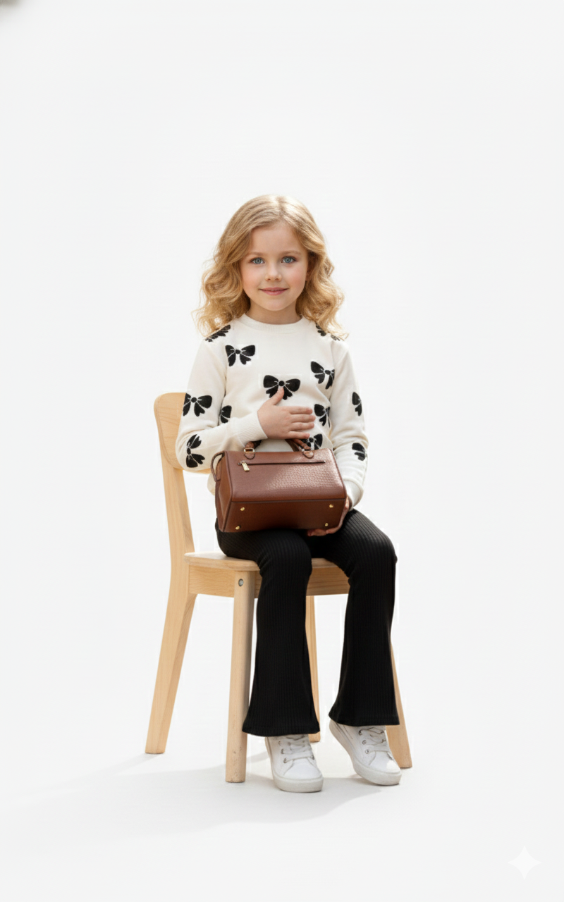 Black and white Pair for Girls