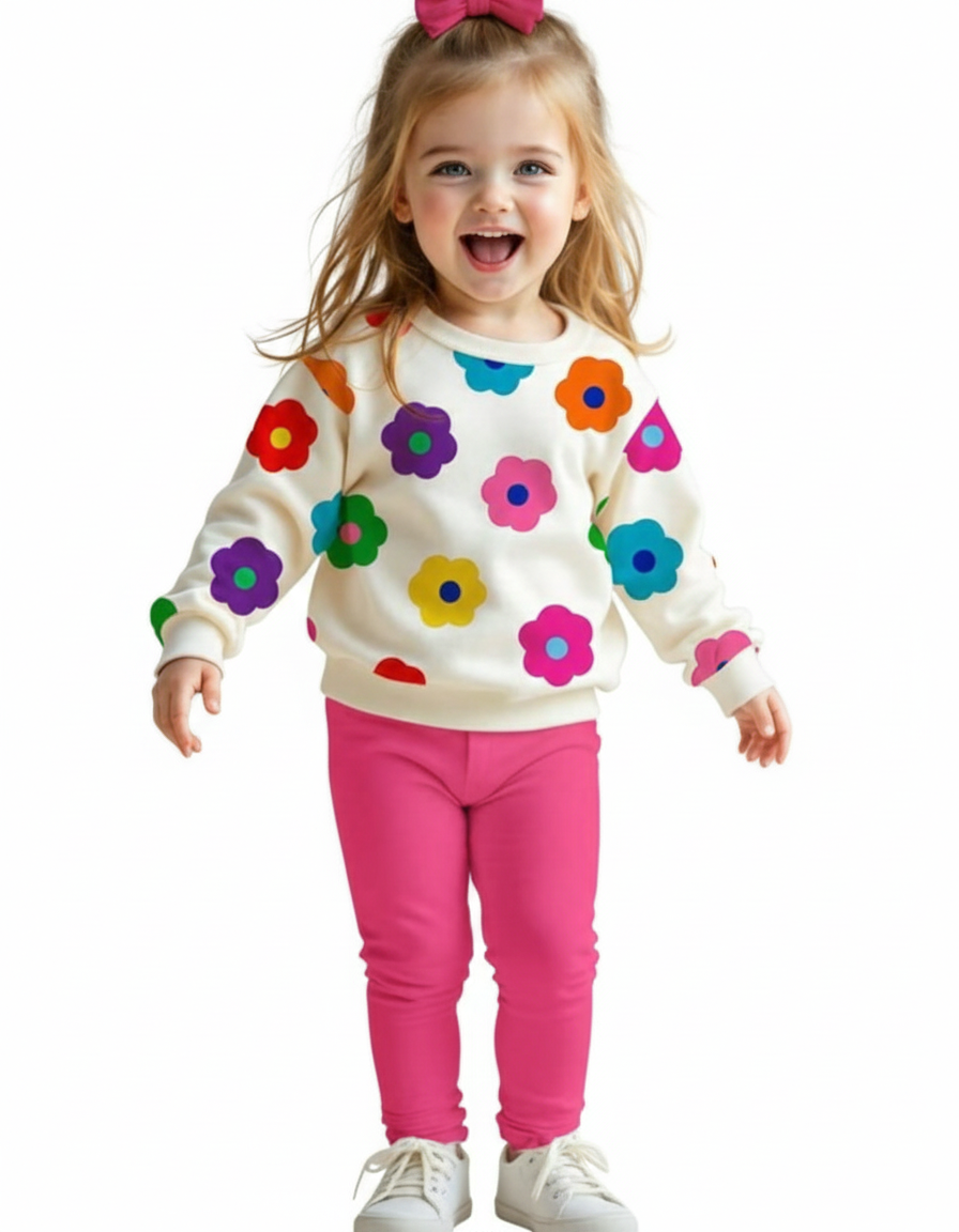 Multi Colour Fleece Suit for Kids