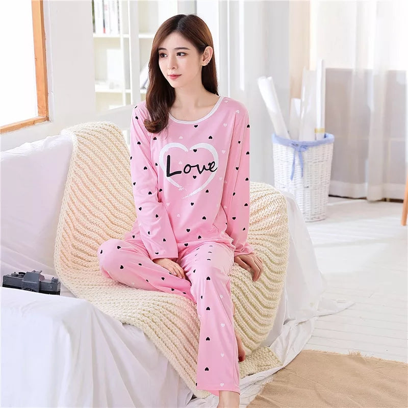Girls Soft Jersey Night Suit